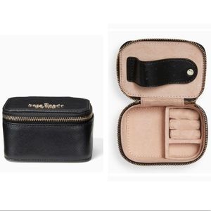 Kate Spade Staci Jewelry Holder, Black with Gold Tone Hardware, NWT
